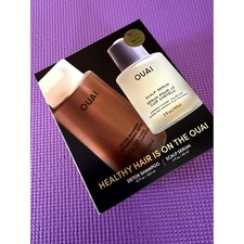 OUAI Hair Set DETOX SHAMPOO full size  SCALP SERUM NEW