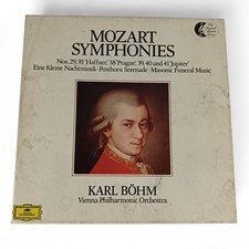 Mozart Symphonies Karl B hm Vienna Philharmonic DG 4 Cassette Set - Pre-Loved