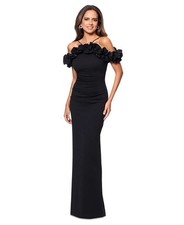 XSCAPE Halter Ruffled Gown Size 8 MSRP $218