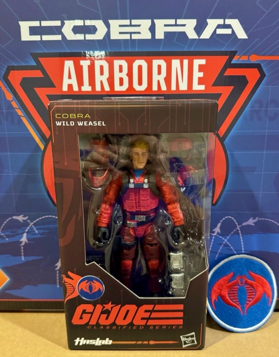 GI JOE HASLAB CLASSIFIED 1:12 WILD WEASEL COBRA RATTLER PILOT 6