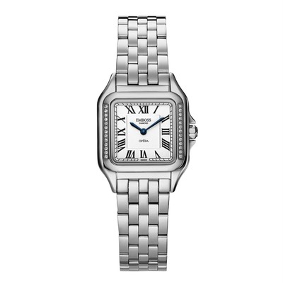EMBOSS Opera Elegant Diamond Watch with 26 Diamonds 0.13 carats Formal Wear
