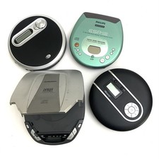 Portable CD Player Lot Of 4 PARTS/REPAIR Philips Durabrand Memorex Audiophase