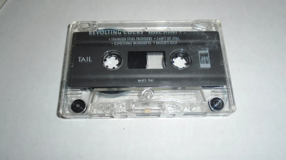 REVOLTING COCKS Beers Steers Queers tape cassette Wax Trax ministry HTF OG RARE - Image 3 of 3