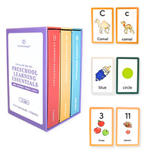 Preschool Flashcards- Brainstrong Letters, Numbers, Shapes  Colors - Ages 5-7
