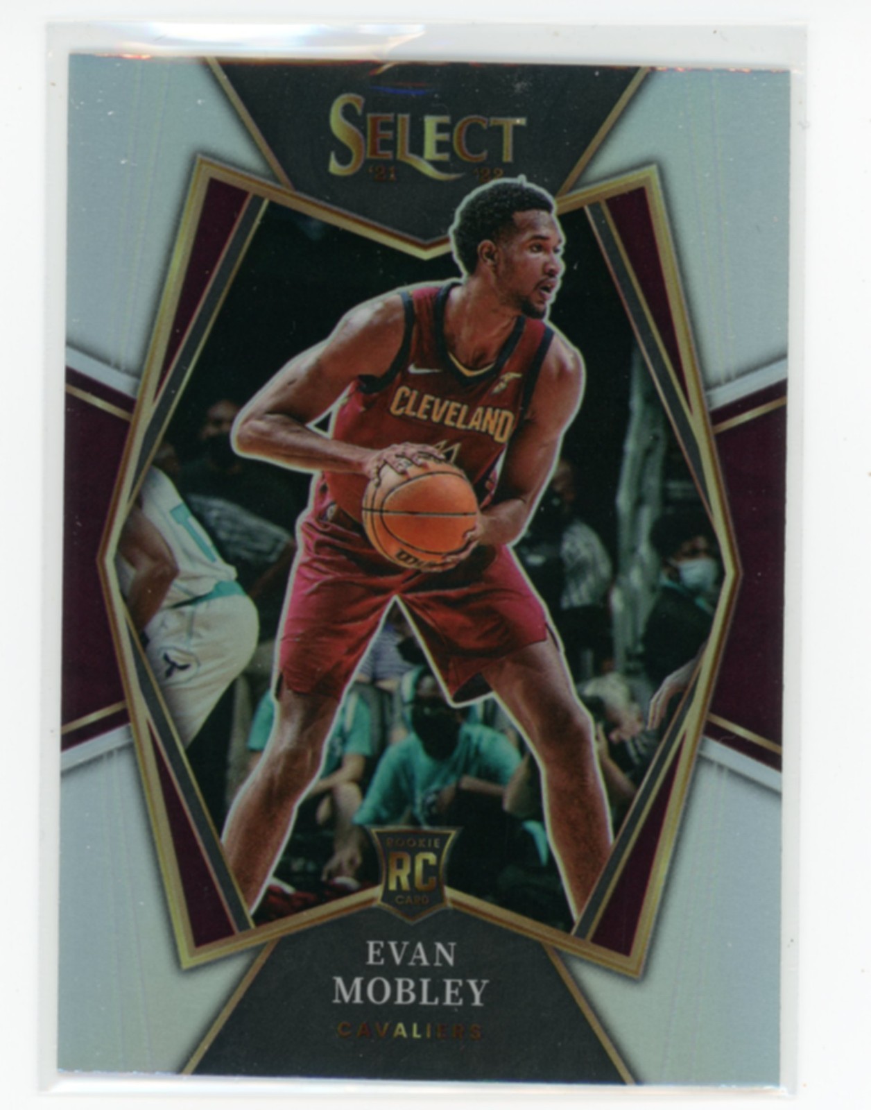 Evan Mobley 2021-22 Panini Select #110 Premier Silver Prizm Rookie RC Cavaliers