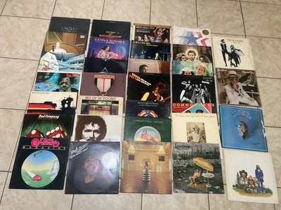 32 VINYL LP ALBUM 80s 70s Rock ELTON JOHN EAGLES FLEETWOOD MAC D SUMMER AND MORE