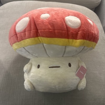 Fluff Nest Puff Pals Dottie Mushroom Plush Stuffed Animal L 18'' Amanita HTF New