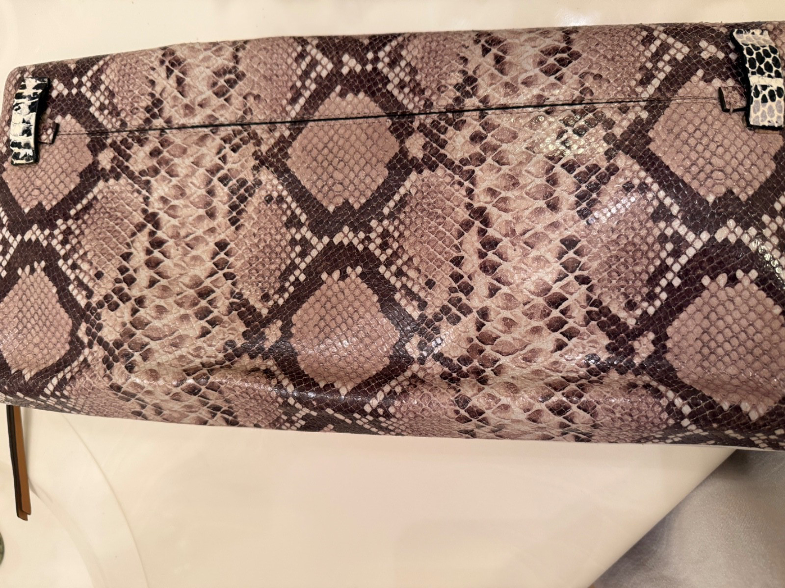 Coach The Clutchable Python Snake Embossed Leathe… - image 17