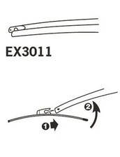 Scheibenwischerblatt EX3011 TRICO für ALFA ROMEO HYUNDAI KIA