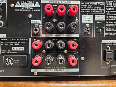 Sony STR DE915 5.1 Channel 500 Watt Receiver for sale online | eBay