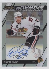 2023-24 O-Pee-Chee Platinum Rookie Auto Rainbow David Gust #R-GU Auto 0il7