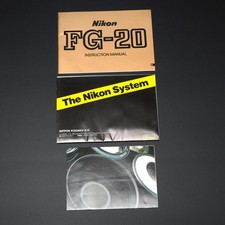 Nikon FG-20 Instruction Manual