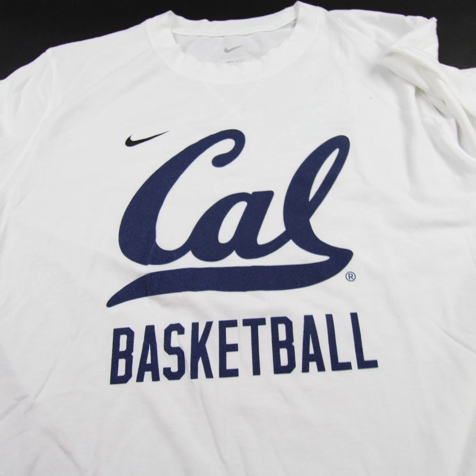 California Golden Bears Nike Long Sleeve Shirt Men's White Used - Image 3 of 4