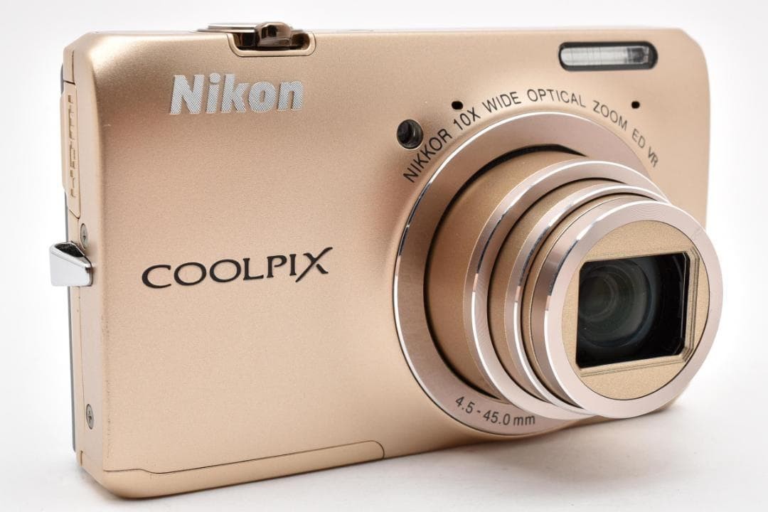 Nikon COOLPIX S6300 Gold Tested Working 10x Optical Zoom 16.02MP