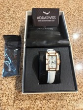 aqua swiss lily reloj mujer blanco