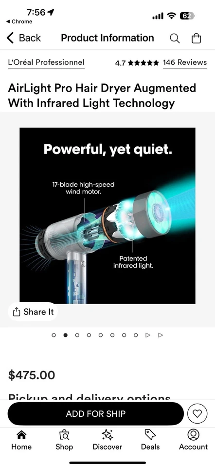 Secador de pelo profesional L'Oréal Airlight Pro Foto 3 de 3