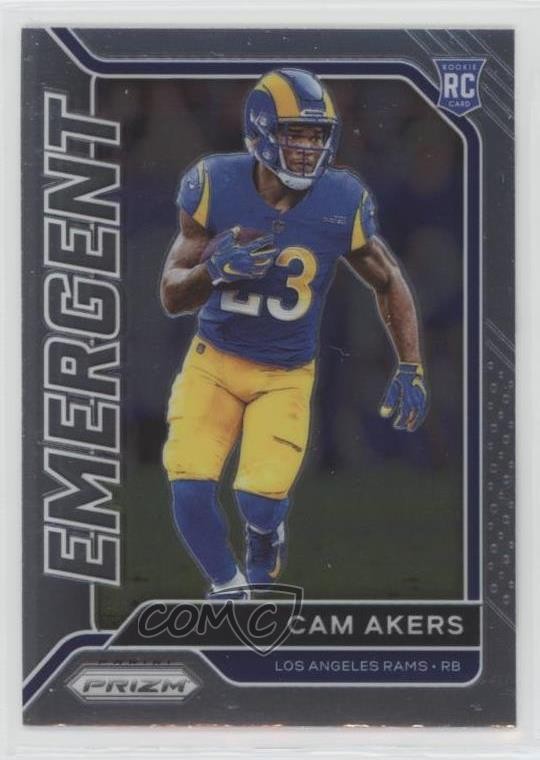 2020 Panini Prizm Emergent Cam Akers #6 06on