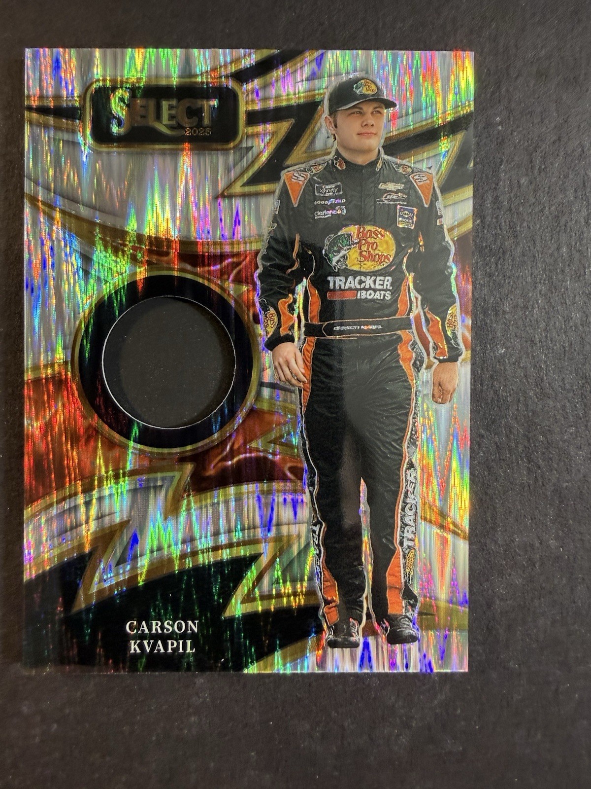 2025 Panini Select #S-CKP Carson Kvapil Sparks Flash Prizm NASCAR Racing Card