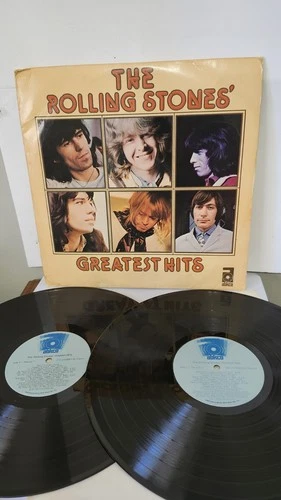 Rolling Stones Greatest Hits Vintage 1977 Double Vinyl, DVL2-0268 TESTED