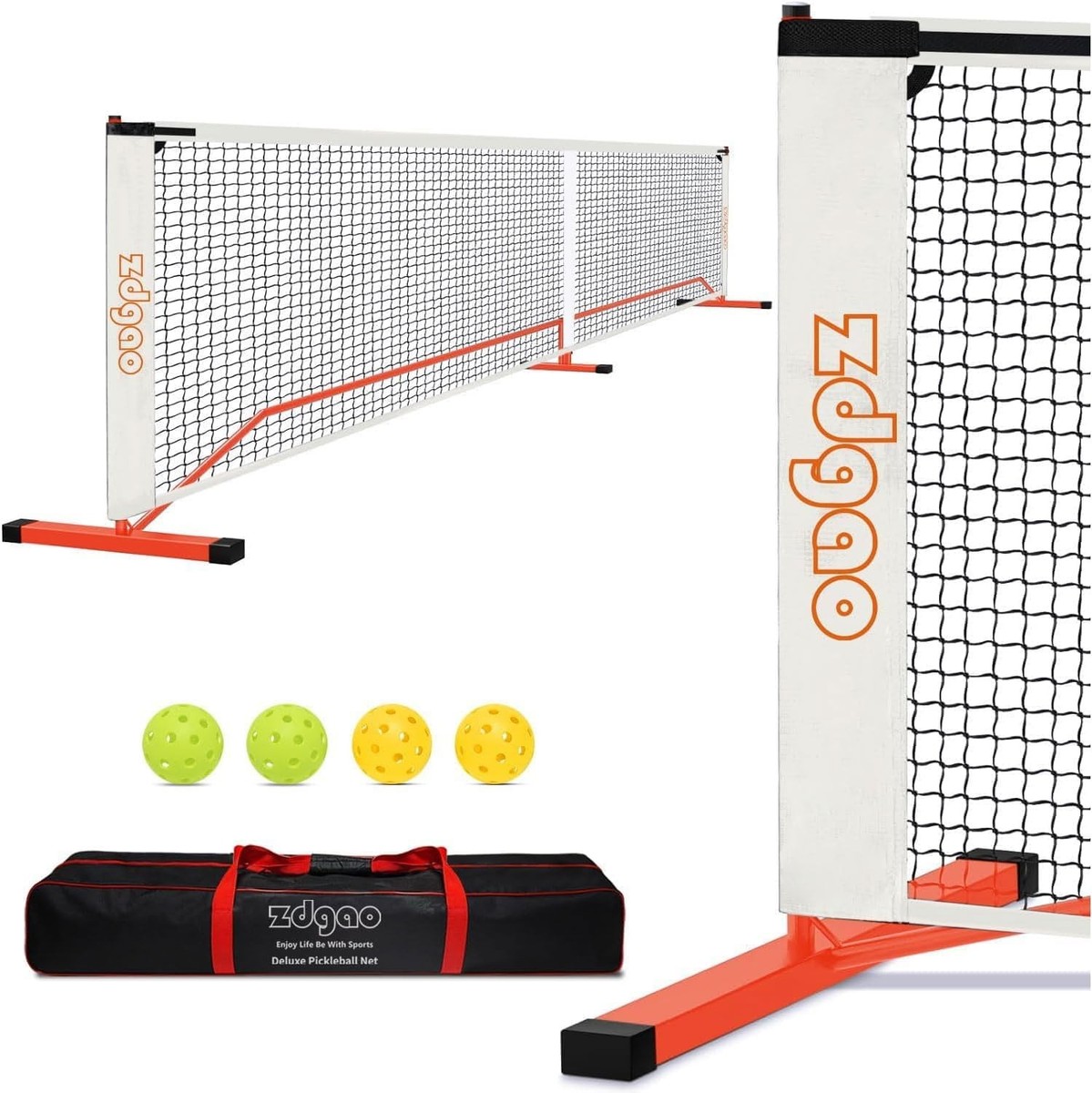 Zdgao Pickleball Net for Driveway with 22FT 22ft x 36in x 34