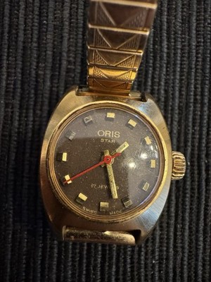Oris Damenuhr Gold Laminiert Mechanisch