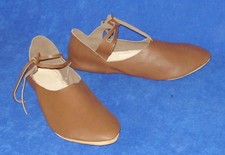 HANDMADE IN THE UK - LADIES MEDIEVAL SHOES RENAISSANCE LARP HISTORIC REENACTMENT