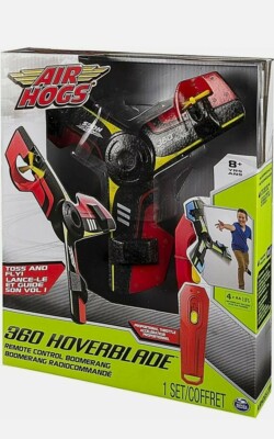 Air Hogs 360 Hoverblade rot Fernbedienung Bumerang werfen & fliegen neu Kinderspielzeug 8+ 