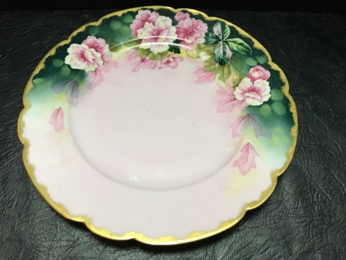 VINTAGE ELITE WORKS, LIMOGES FRANCE, 9.5” SERVING PLATE - Picture 5 of 6