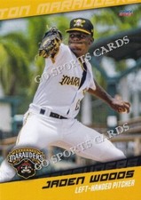 2023 Bradenton Marauders Update Jaden Woods RC Rookie Card Pirates Minor League