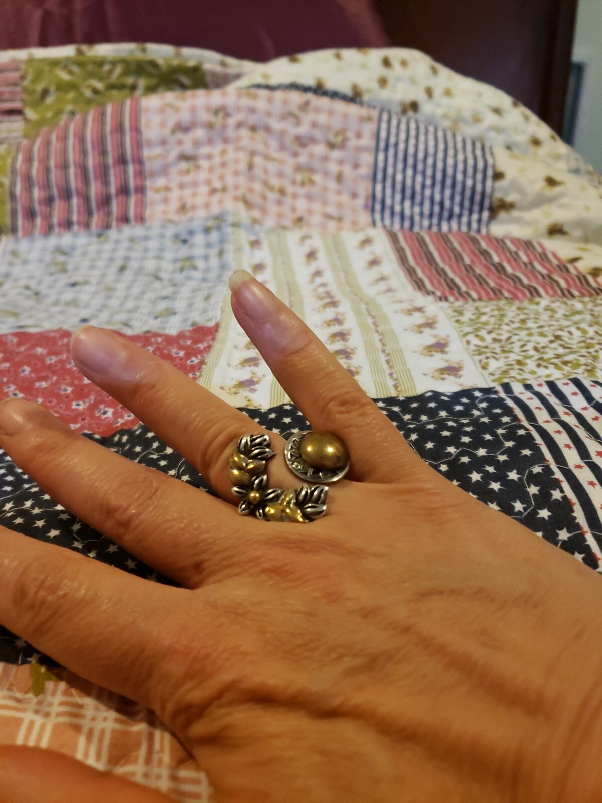 Silver Ring Size 8 - image 1