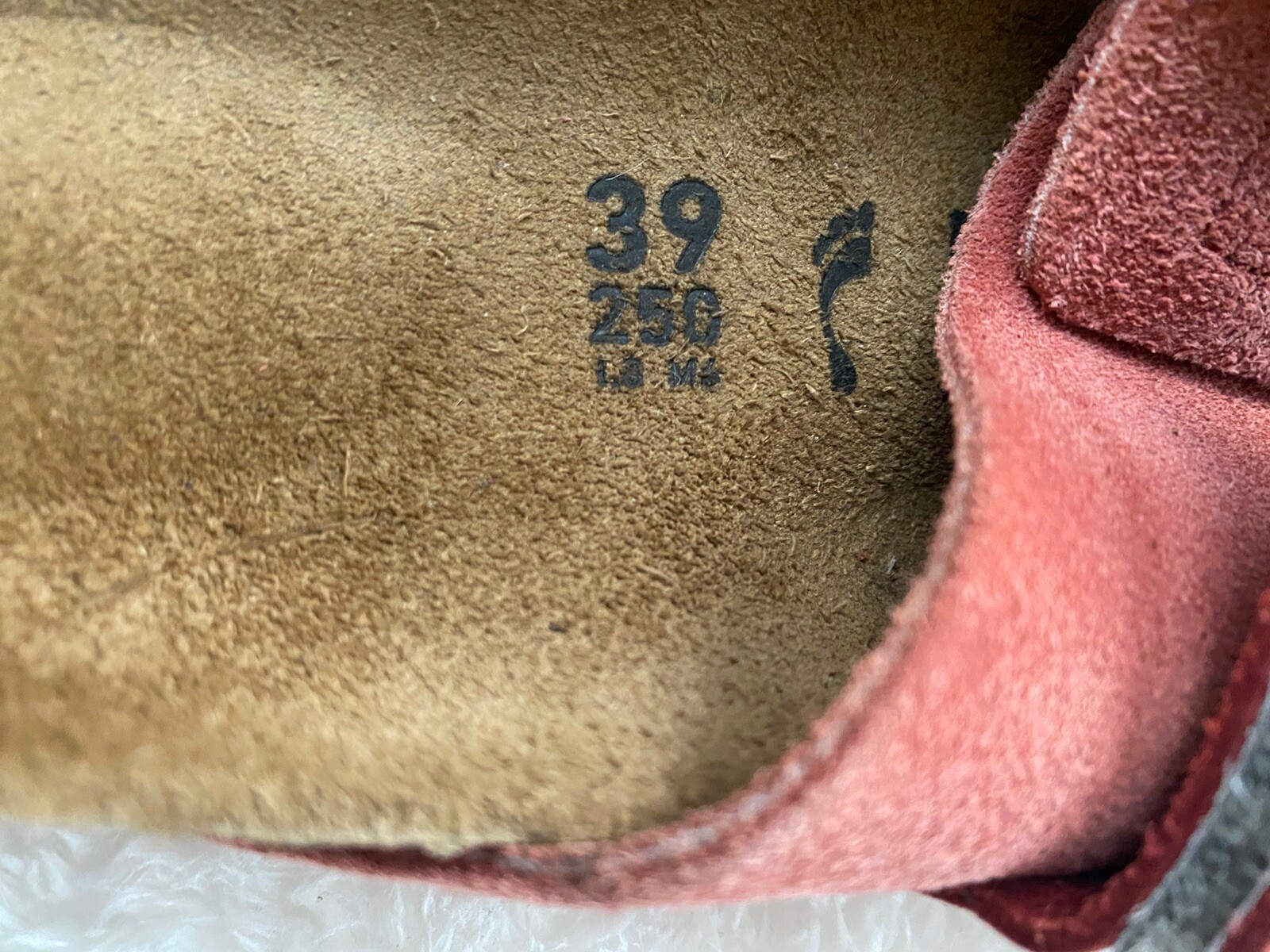 Birkenstock Sandals Uji Nubuck-Suede Leather Sienna Red Unisex Sz EU 39 ...