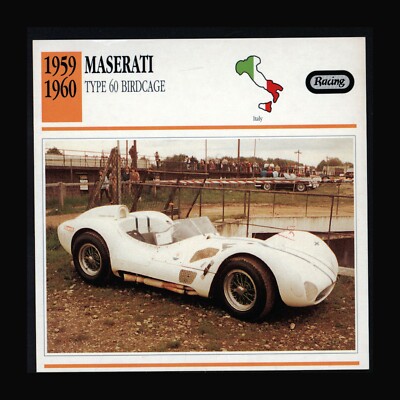 Modèle réduit Maserati - Tipo 61 Birdcage N 23 Winnaar Sebring Gp 1960