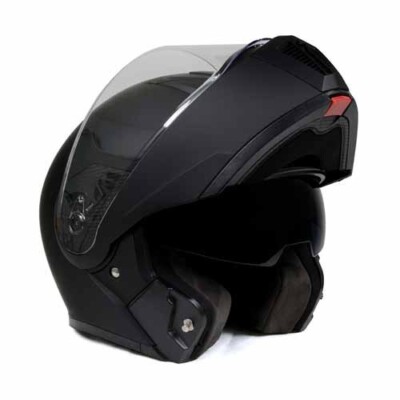 Milwaukee Helmets 9812 DOT 'Menace' Black Advanced Modular