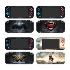 JUSTICE LEAGUE MOVIE LOGO AND CHARACTER ART VINYL SKIN FOR NINTENDO SWITCH LITE