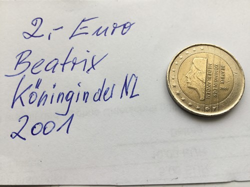 2 Euro Münzen der Niederlande , Königin Beatrix der Niederlande