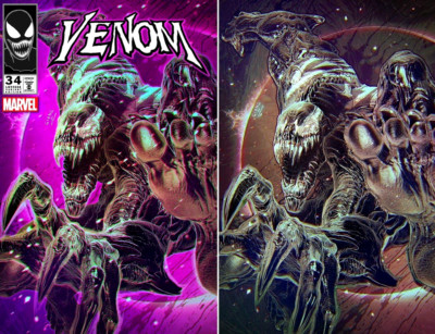 VENOM #34 JOHN GIANG EXCLUSIVE  - TRADE & VIRGIN ~ SET ~ LIMITED TO 1000