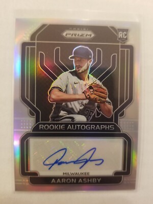 PSA10 Panini Prizm 2022 Auto ヌートバー RC 2022 Panini Prizm Aaron Ashby RC Autograph #RA-AS Silver Prizm