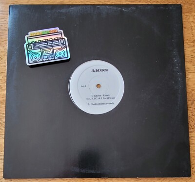 OG AKON, Biggie & 2PAC - Ghetto Remix *RARE VINYL 12'' 2004