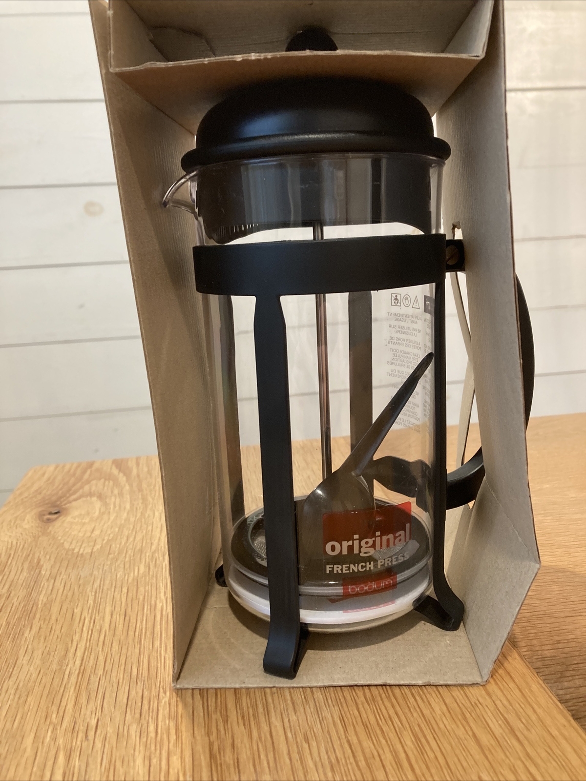 Bodum Java French Press Coffee Maker, 34 Ounce, 1 Liter, (8 Cup) Black FREE SHIP