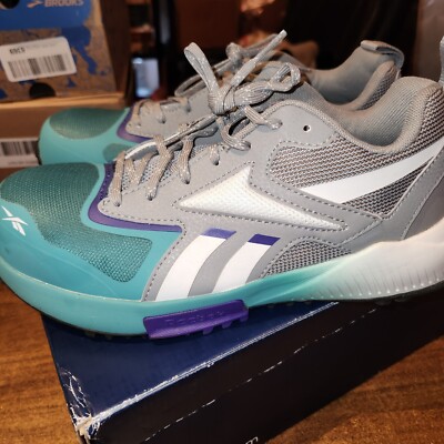 NEW Reebok Womens Lavante Trail 2 Gray Work  Shoes Size 9W Sneakers Comp toe