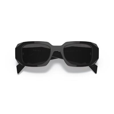 PRADA PR 17WS 1AB5SO Black Dark Grey Lens UNISEX Sunglasses
