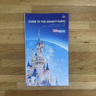 Disneyland Paris Reiseführer Karte 2 Park Inc Hollywood Studios Englisch Neu unbenutzt 2024