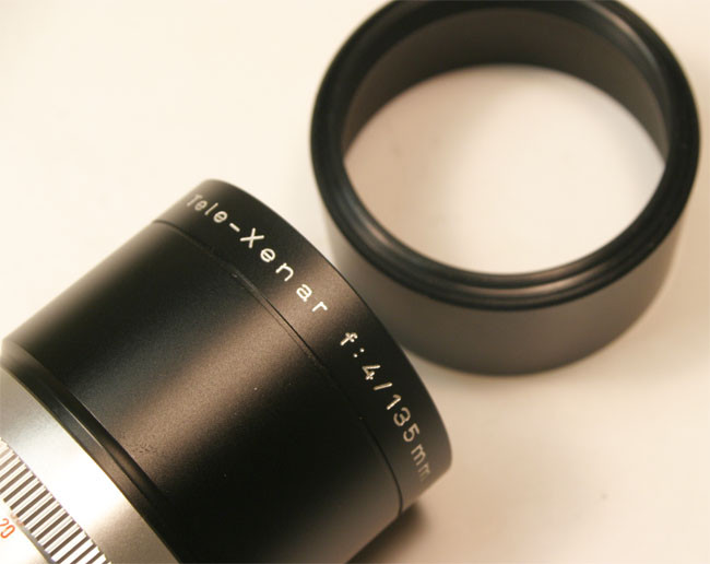 Vintage Schneider Kreuznach Tele Xenar 135mm f4 lens Super Clean