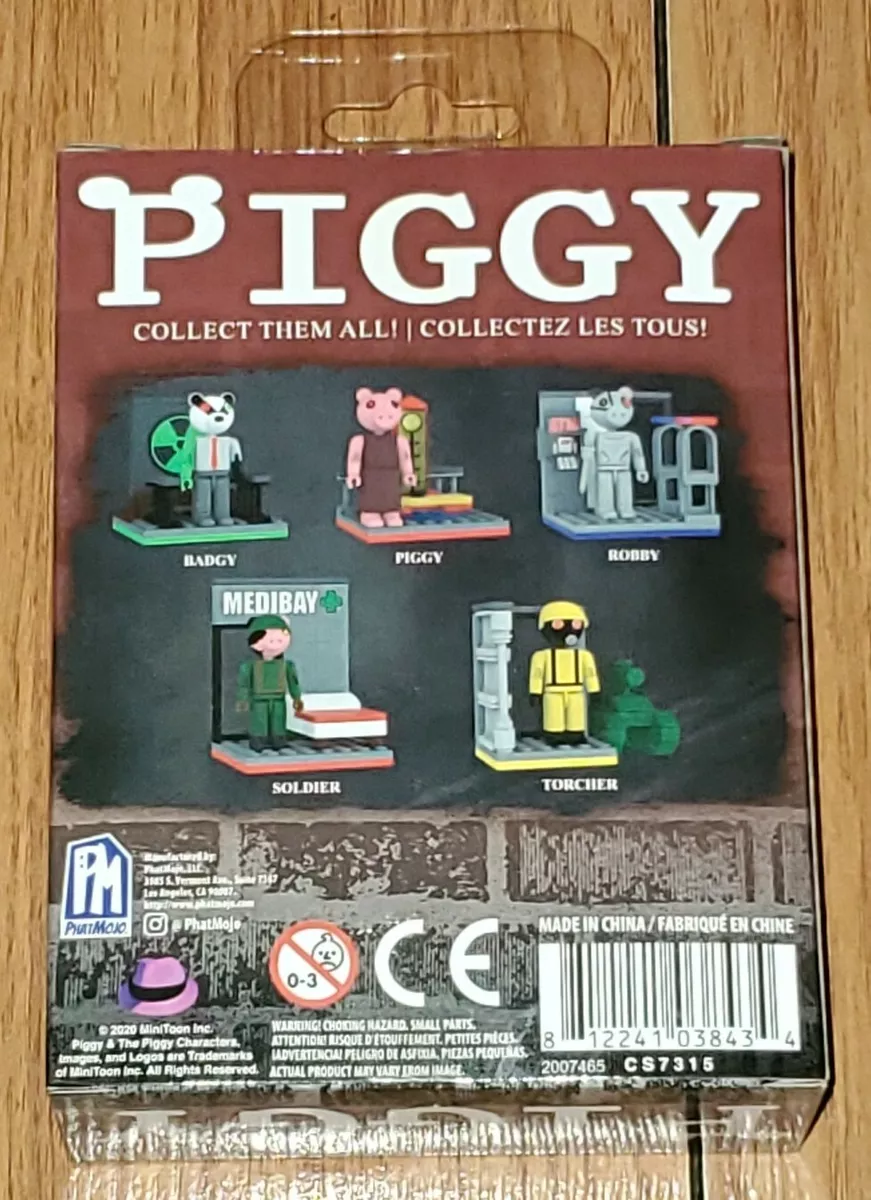 PIGGY - Solider Figure Buildable Set - Soldier Building Brick Set Series 1  - Includes DLC