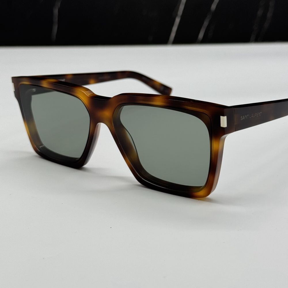 NEW SL610 003 SAINT LAURENT SUNGLASSES HAVANA GREEN EYEWEAR  display picture 2