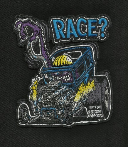 OFFICIALLY LICENSED ED "BIG DADDY" ROTH RAT FINK RACE? CAFE RACER HOT ROD PATCH - Picture 2 of 5
