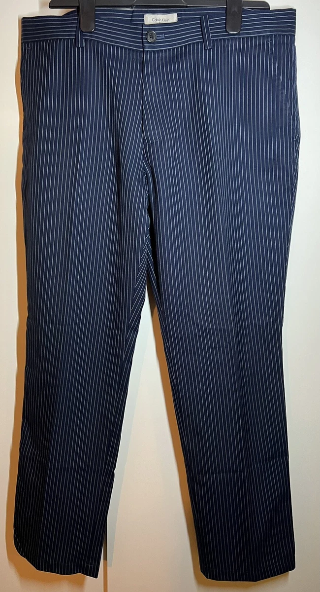 Pinstripe golf trousers clearance