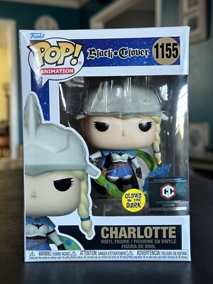Funko POP! Black Clover:  CHARLOTTE #1155 GITD Chalice Collectibles Exclusive