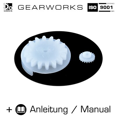 Kombiinstrument Zahnrad SET für VOLVO 440 460 480 VDO Tacho SET
