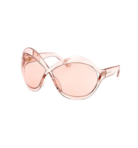 NEW TOM FORD TF974/K 74Z WOMEN ROUND PINK SUNGLASSES TOM  display picture 1